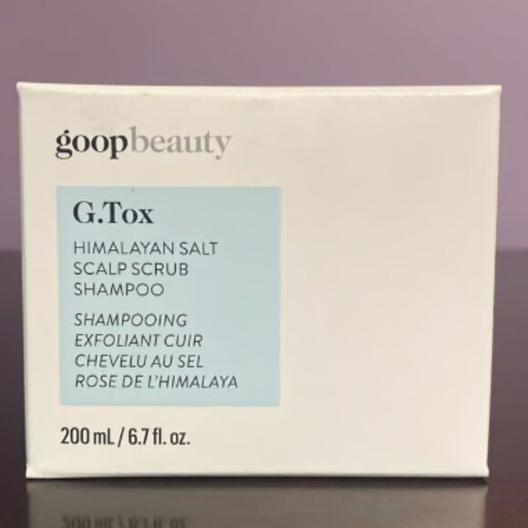 GOOP G.Tox Himalayan Salt Scalp Scrub VEGAN Shampoo 200ml 6.7 fl. oz - Picture 3 of 3